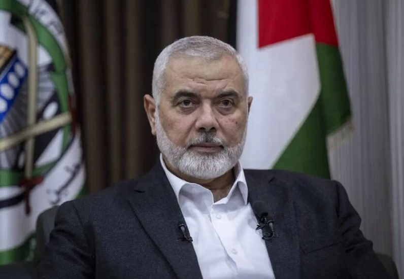 Photo of the killed leader of HAMAS with caption