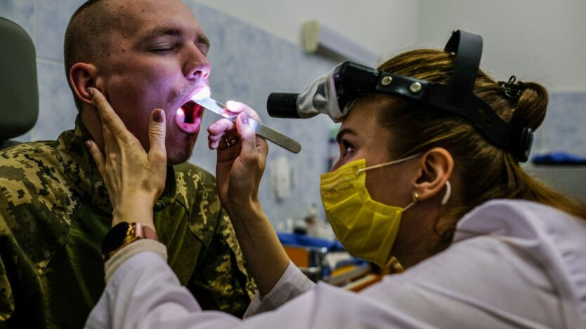 Photograph of the medical examination committee