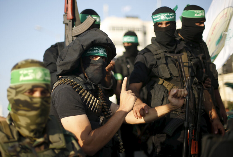 Portrait of a smiling leader of Hamas