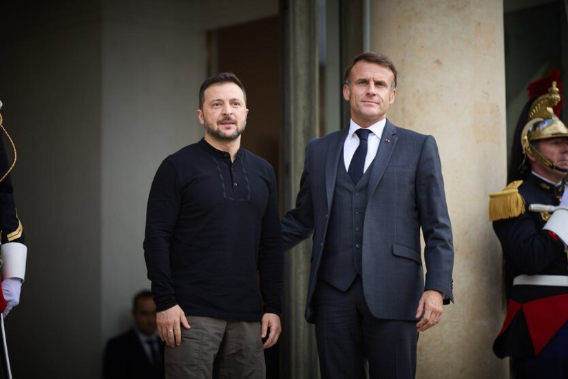 Zelensky and Macron discuss the plan