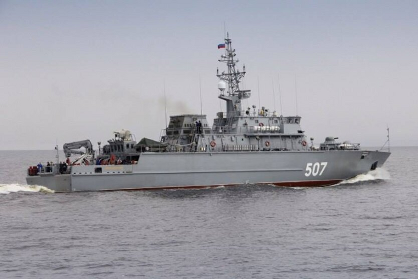 Russian ship Obukhov disabled by Ukrainian MoD