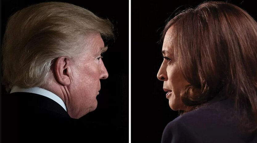 Trump and Harris give an interview