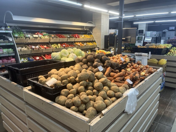 Prices of cucumbers and tomatoes at markets