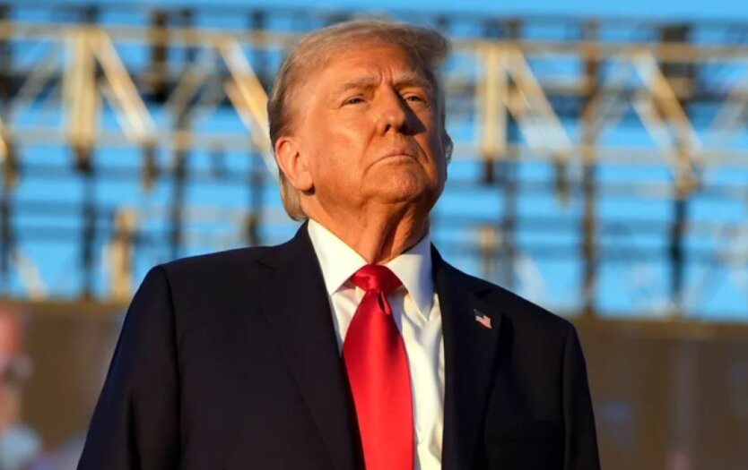 Trump at a political event in Pennsylvania