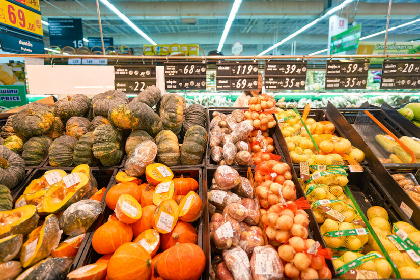 Supermarket or market: low prices