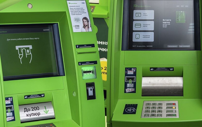 PrivatBank ATMs during power outage