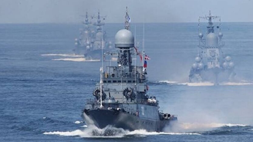 Black Sea Fleet of the RF under blockade