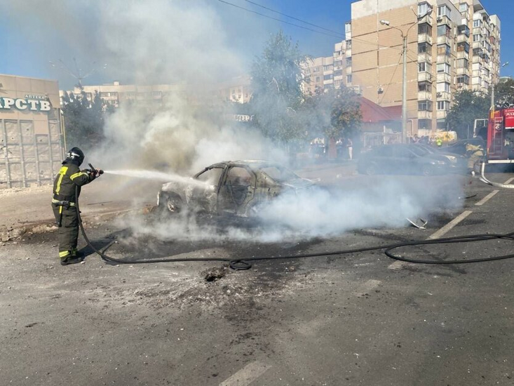 Взрывы и пожар в Белгороде