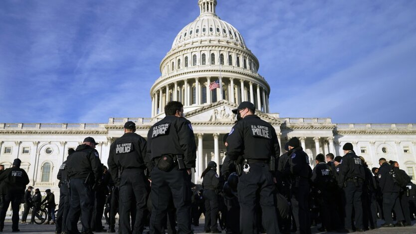 American police safeguard security