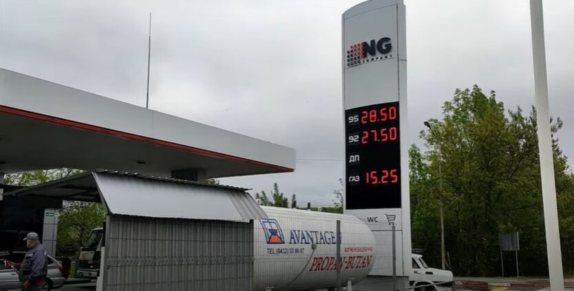 Prices for diesel and autogas