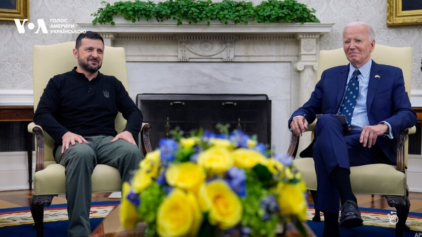 Zelensky and Biden in the White House