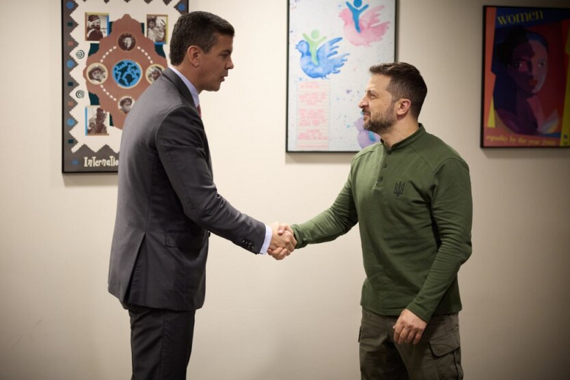 Zelensky and the President of Paraguay