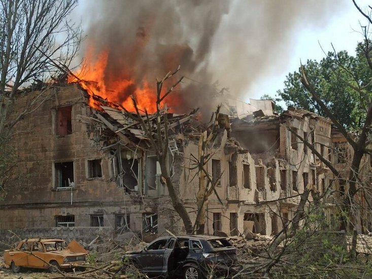 Destroyed medical institutions due to Putin's actions