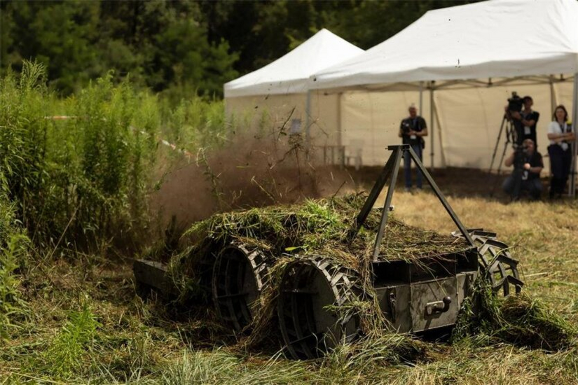 Ukrainian demining machine Zmij