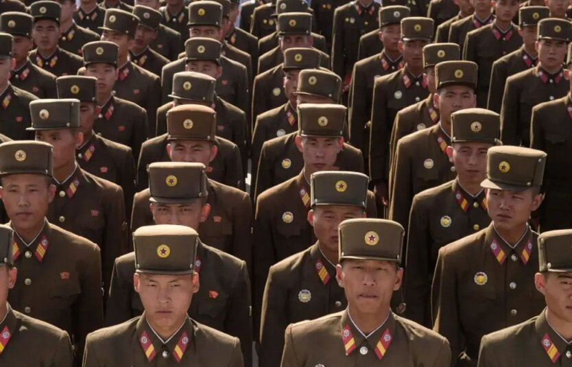 Russian and North Korean military forces