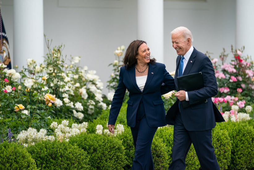 Harris supports Biden's political course