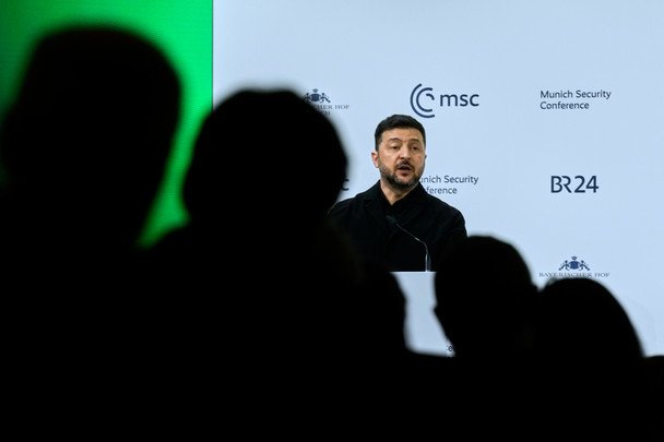 Зеленський виступає на Мюнхенській конференції