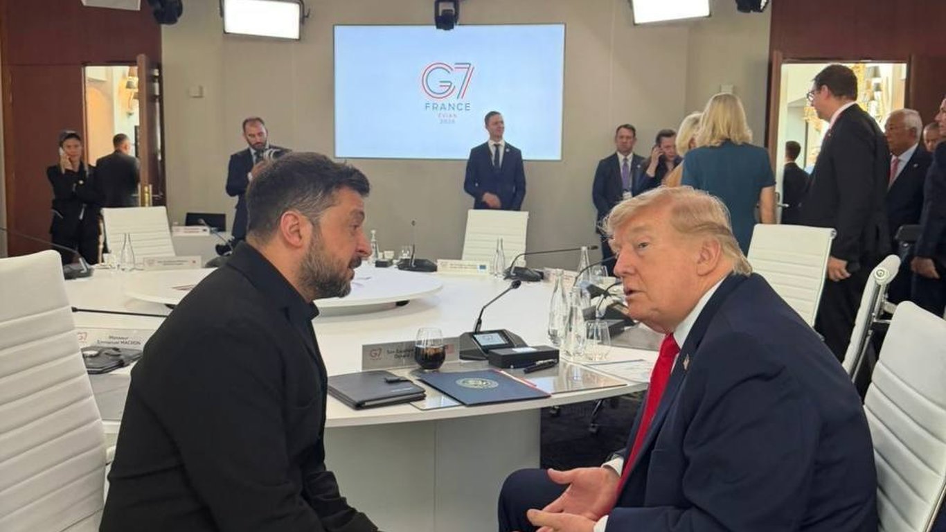 Зеленський і Трамп на G7