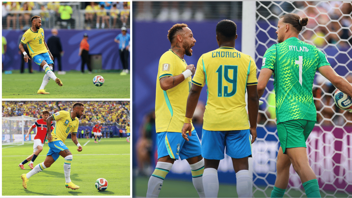 Neymar Matches Pelé's Record: Brazilian Star Scores in a Fourth World Cup