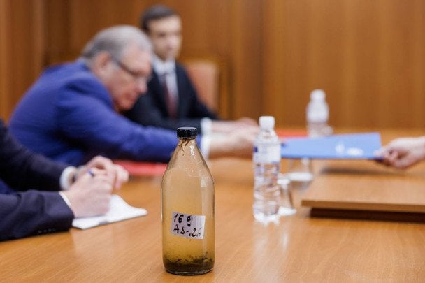 Забруднення Дністра після удару