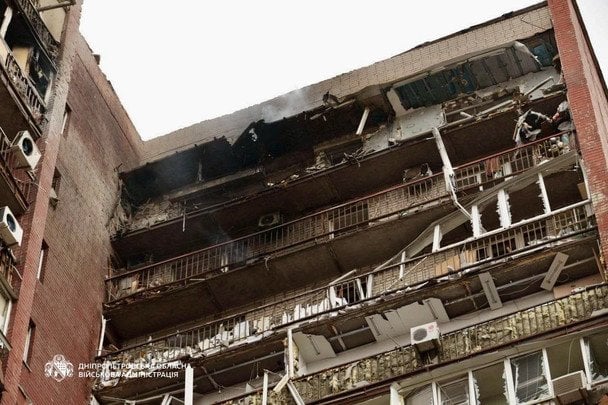 Наслідки атаки на Дніпро
