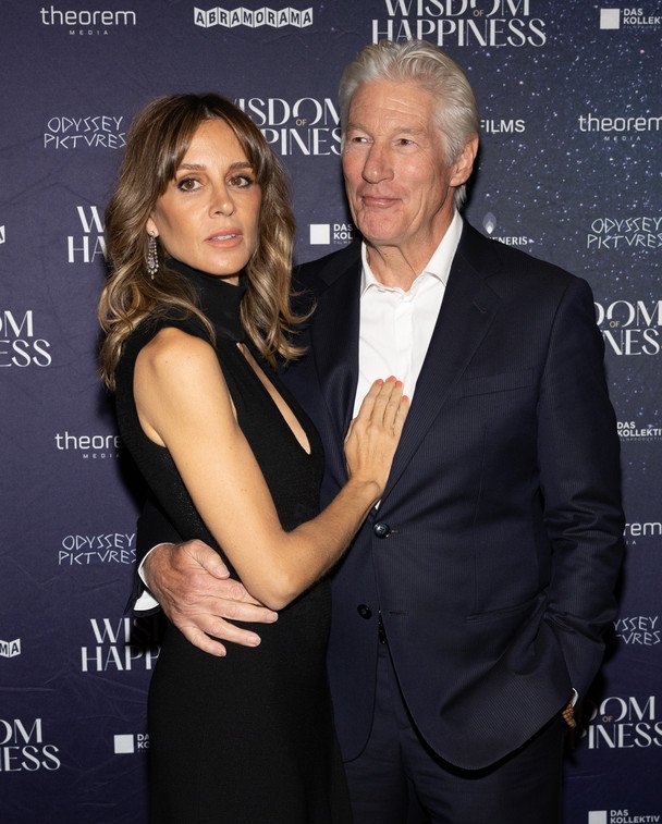 Richard Gere with family in holiday photo