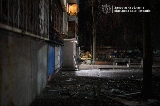 Росіяни вдарили по Запоріжжю в ніч на Різдво: подробиці атаки