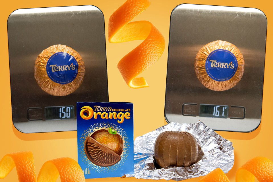 Terry's Schokoladenorangen haben sich verkleinert: wie sich Preise und Gewicht verändert haben