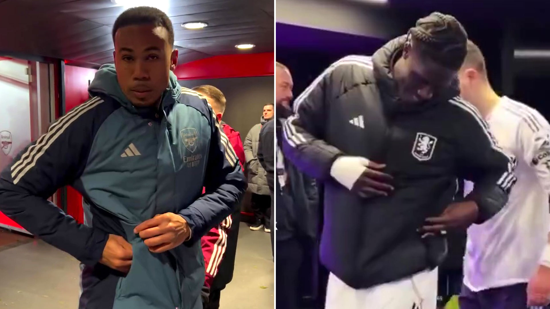 Gabriel Magalhães brutalnie zażartował z Amadou Onany po meczu z Aston Villą