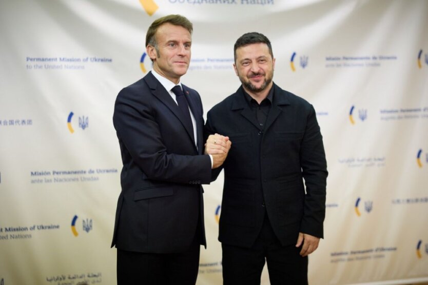 Зеленський і Макрон у Нью-Йорку: про ППО, санкції та російські активи