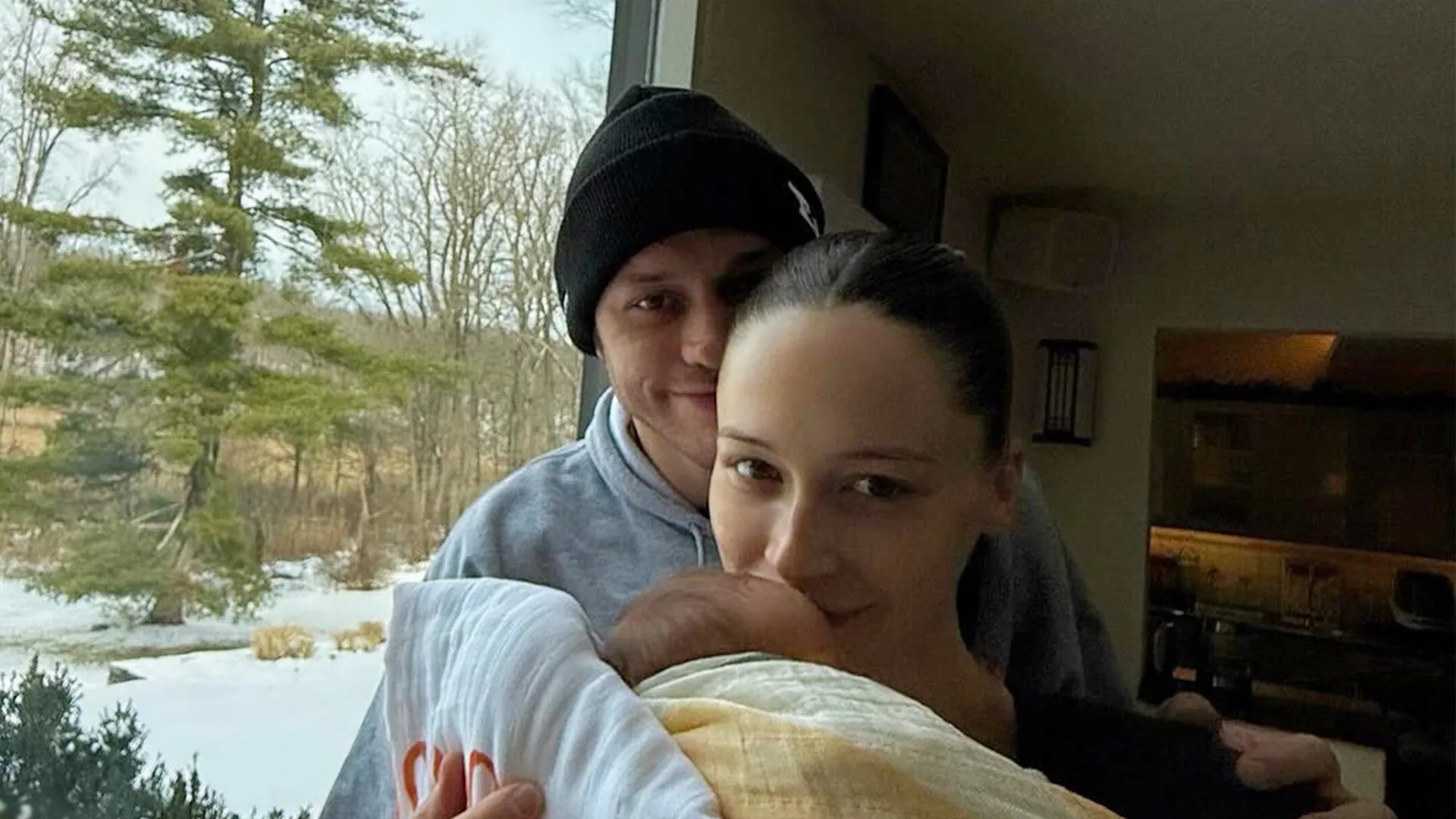 Pete Davidson and Elsie Hewitt: model's emergency surgery after childbirth