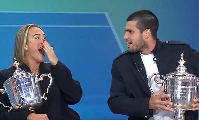 Арина Сабаленка переплутала Алькараса з Сіннером у прямому ефірі: реакція чемпіона