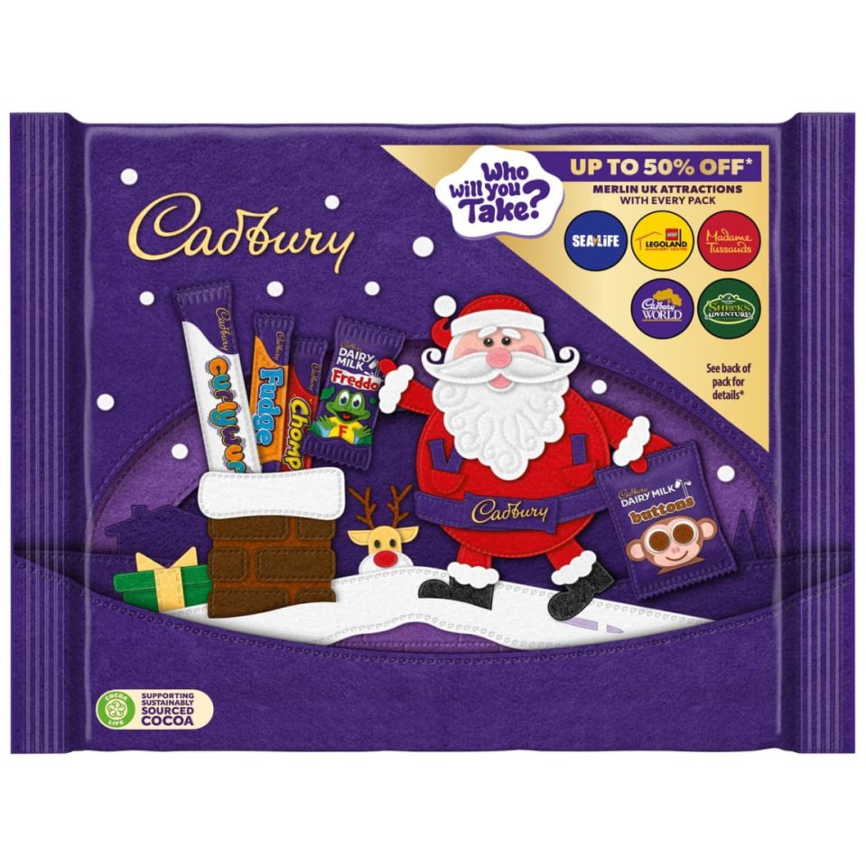 У B&M різко знизили ціну на різдвяний набір шоколаду Cadbury
