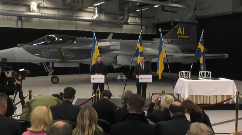 Швеция продаст Украине 120 истребителей Gripen E: детали сделки
