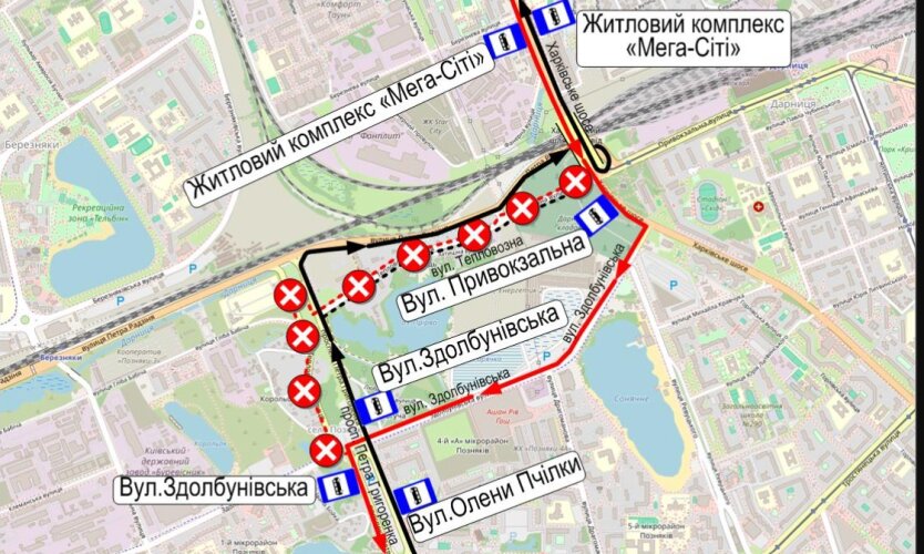 У Києві обмежать рух на Тепловозній: які маршрути змінилися
