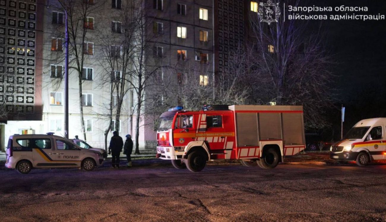 В Запорожье после удара дроном пострадал младенец
