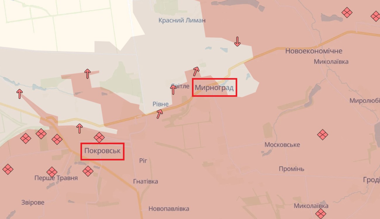 Бої на фронті біля Покровська