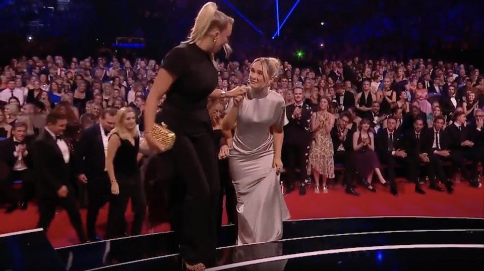 Molly-Mae Hague lost her heel at the NTA ceremony: how the star received an award barefoot