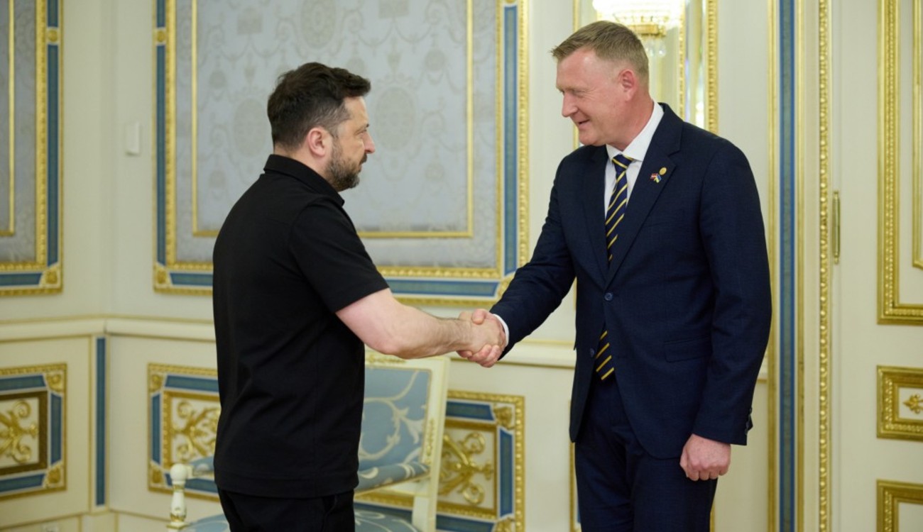 Зеленський та міністр оборони Латвії