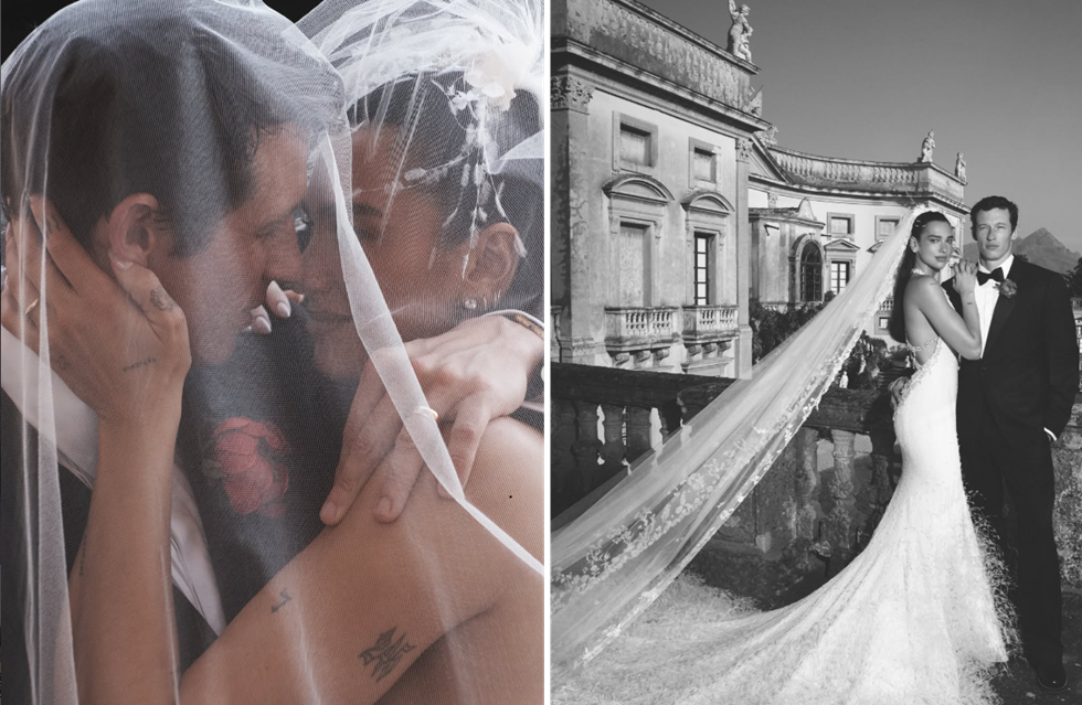 Dua Lipa wedding photo