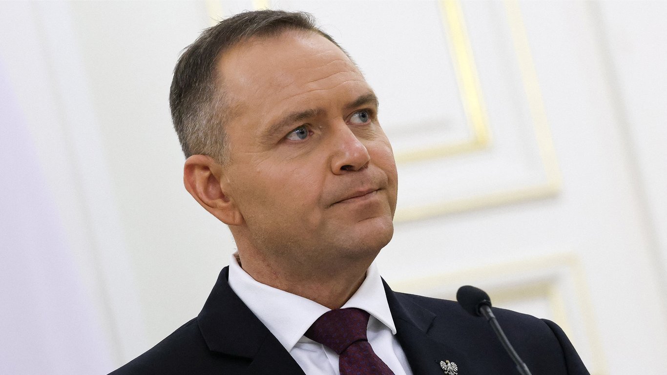 Президент Польщі Кароль Навроцький виступає