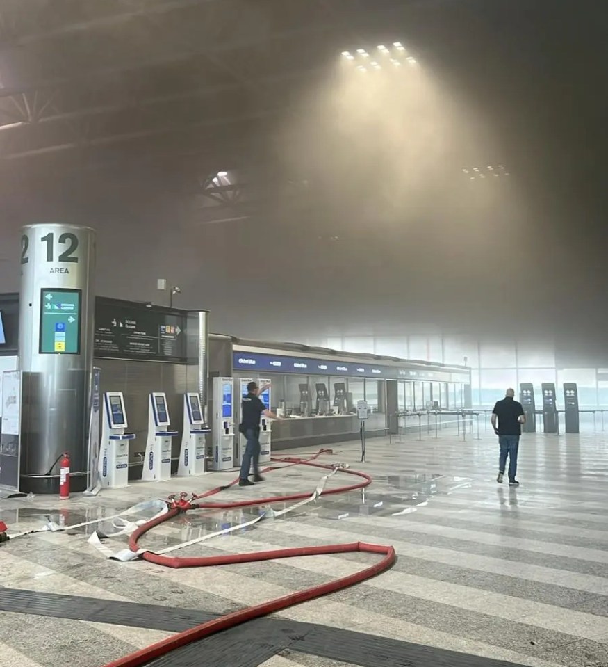 Пожежа в аеропорту Мілана: пасажир підпалив стійку реєстрації та влаштував погром