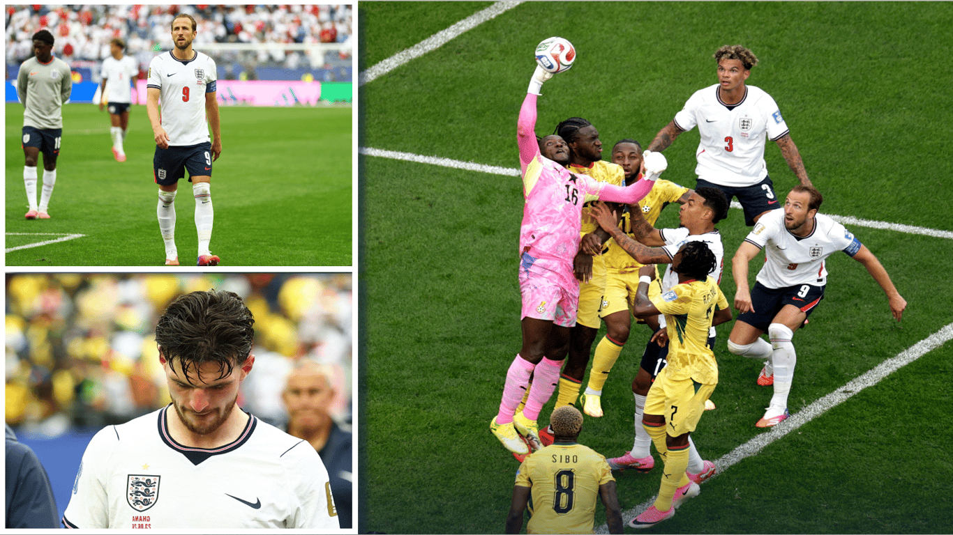 England vs Ghana 0:0 draw