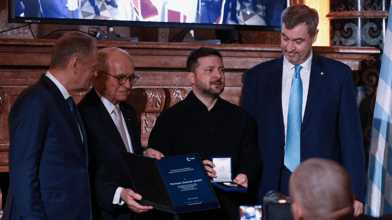 Зеленський отримує премію фон Кляйста