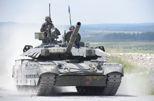 Німецький танк Leopard 2 в Україні