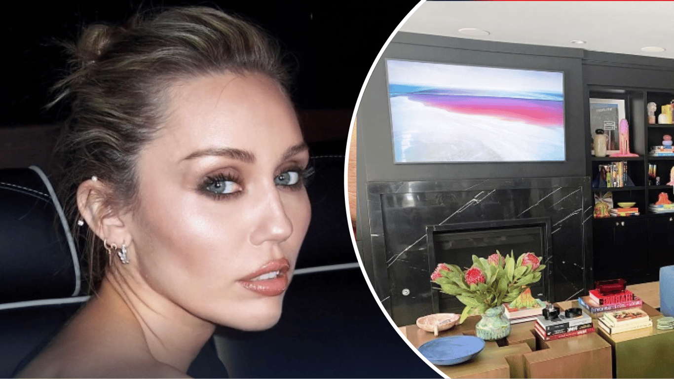 Miley Cyrus i jej salon w Malibu: matczyny projekt Tish Cyrus w mrocznej tonacji