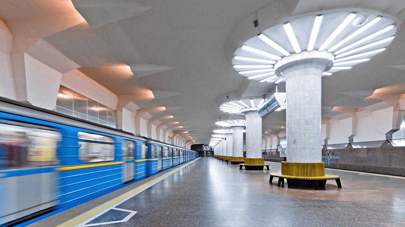 Kharkiv metro driver in the cabin