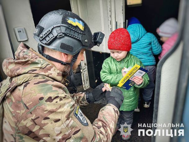 Эвакуация детей из Запорожской области