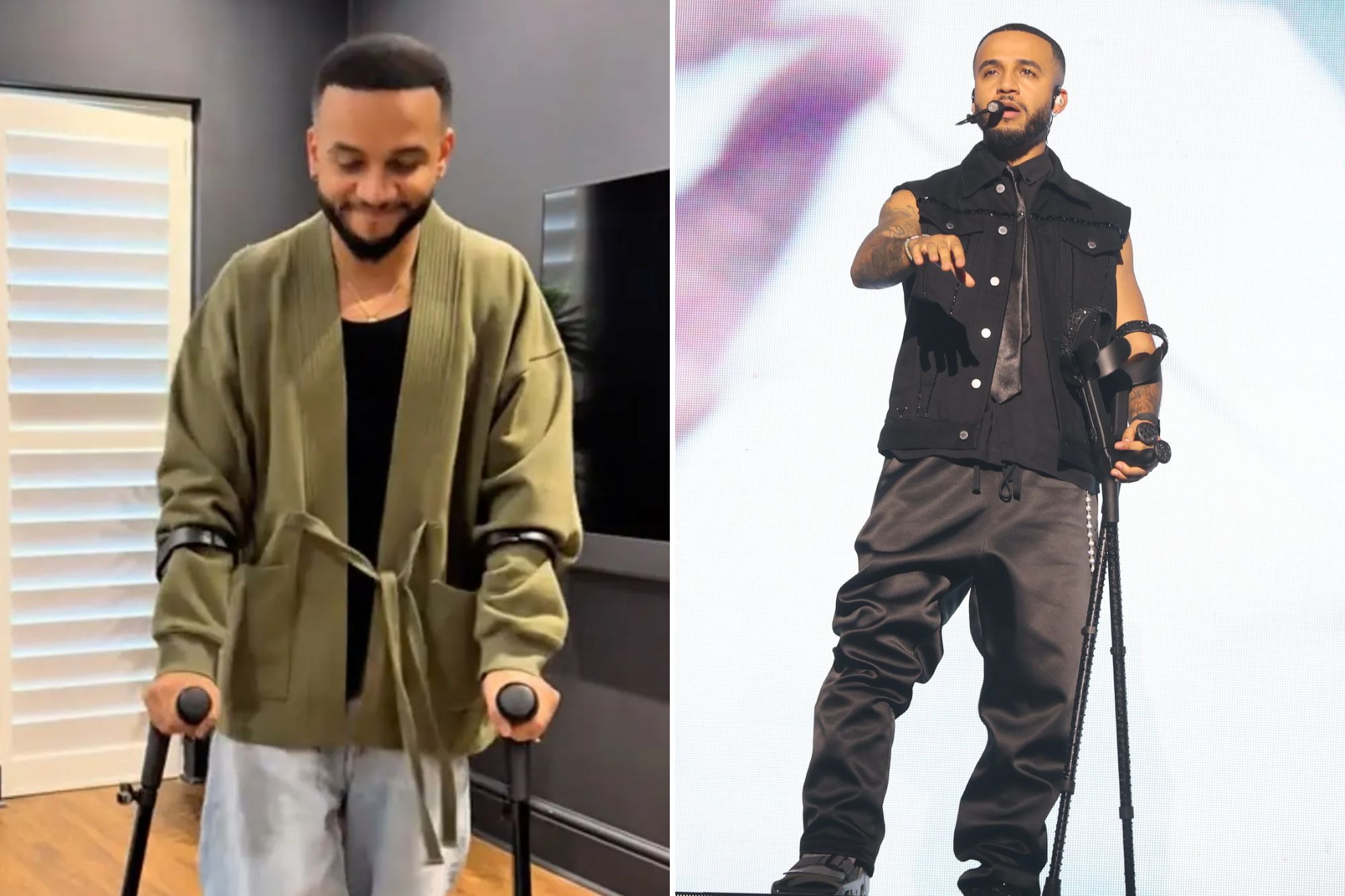 Aston Merrygold from JLS has sustained an injury: the band's upcoming concerts are at risk