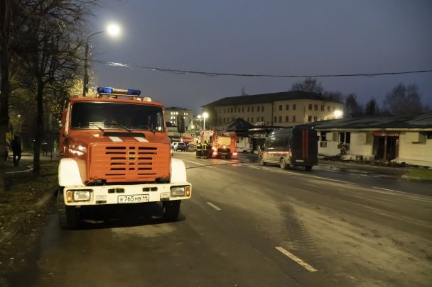 Вспышка на электроподстанции в Тушино